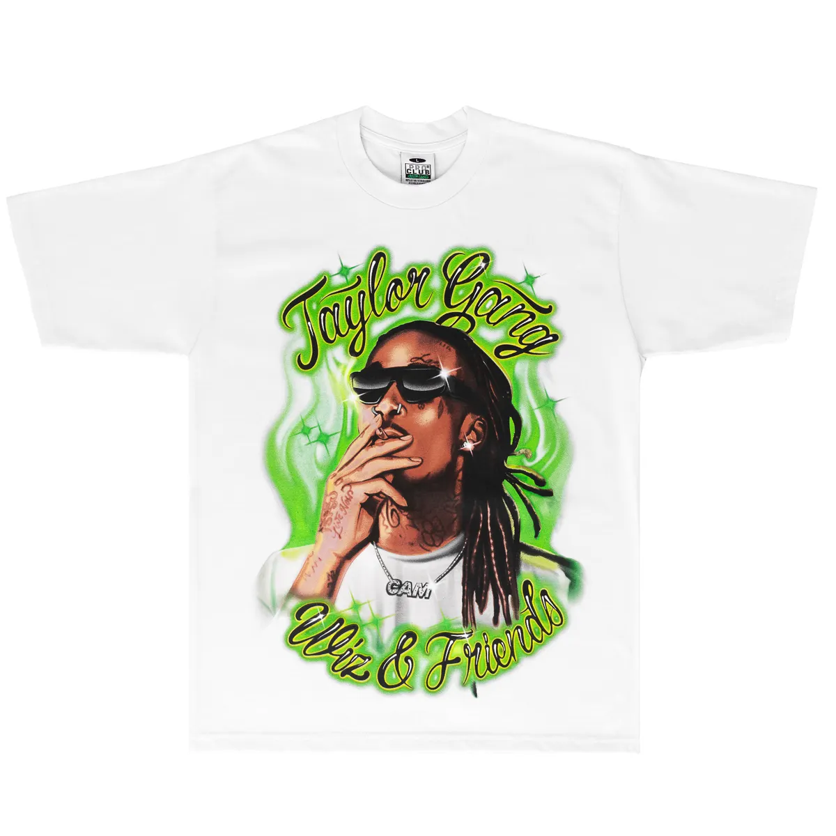 [101WK] Taylor Gang "wiz & Friends" Airbrush Tee 2
