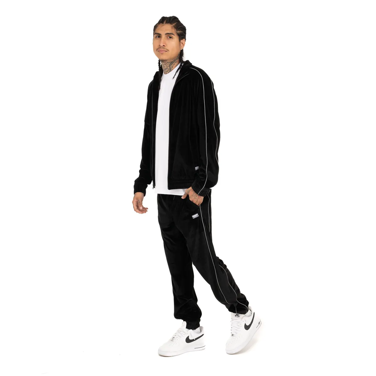 [16PC0303] Velour Track Jacket 5