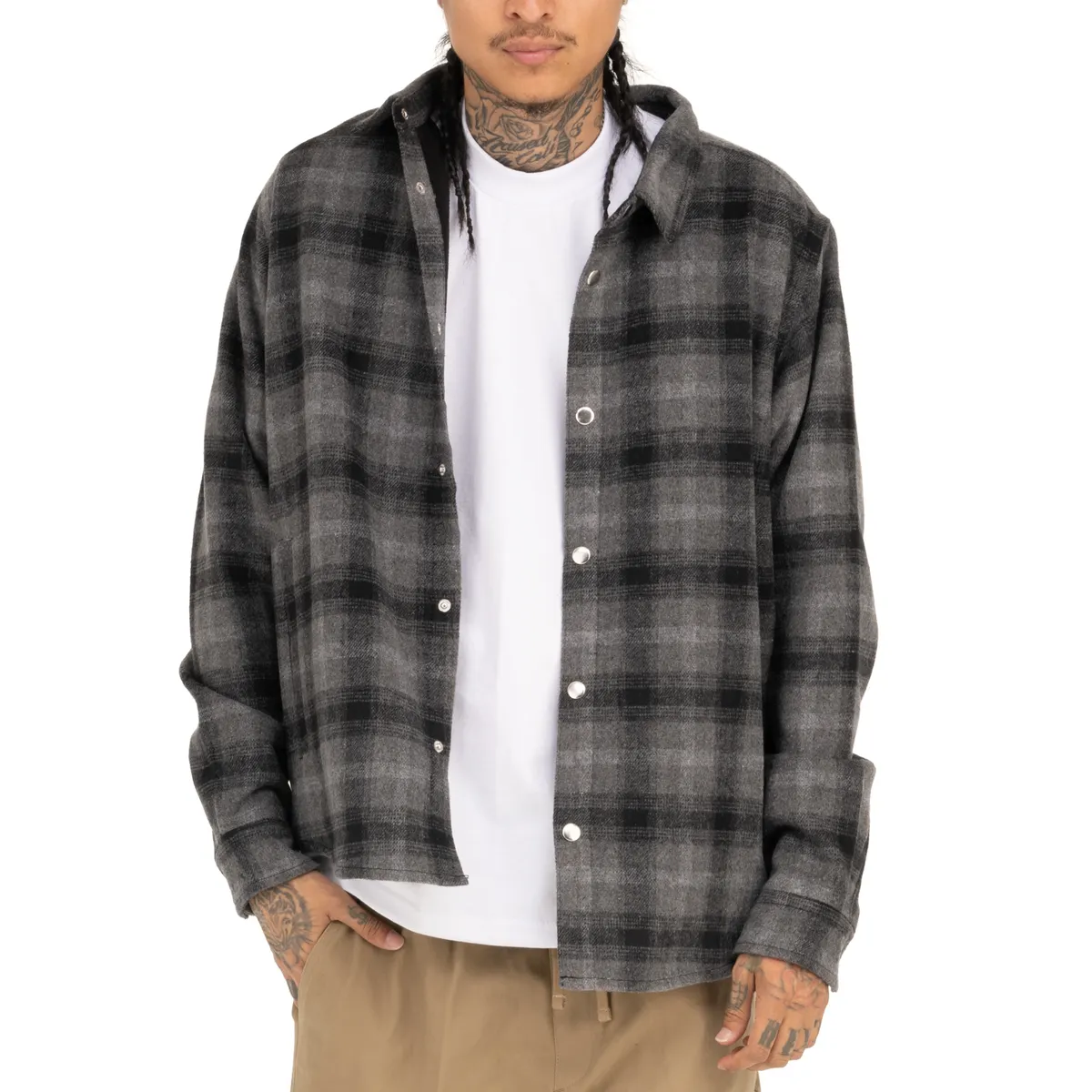 [15PC0303] Work Shirt Flannel Jacket 3