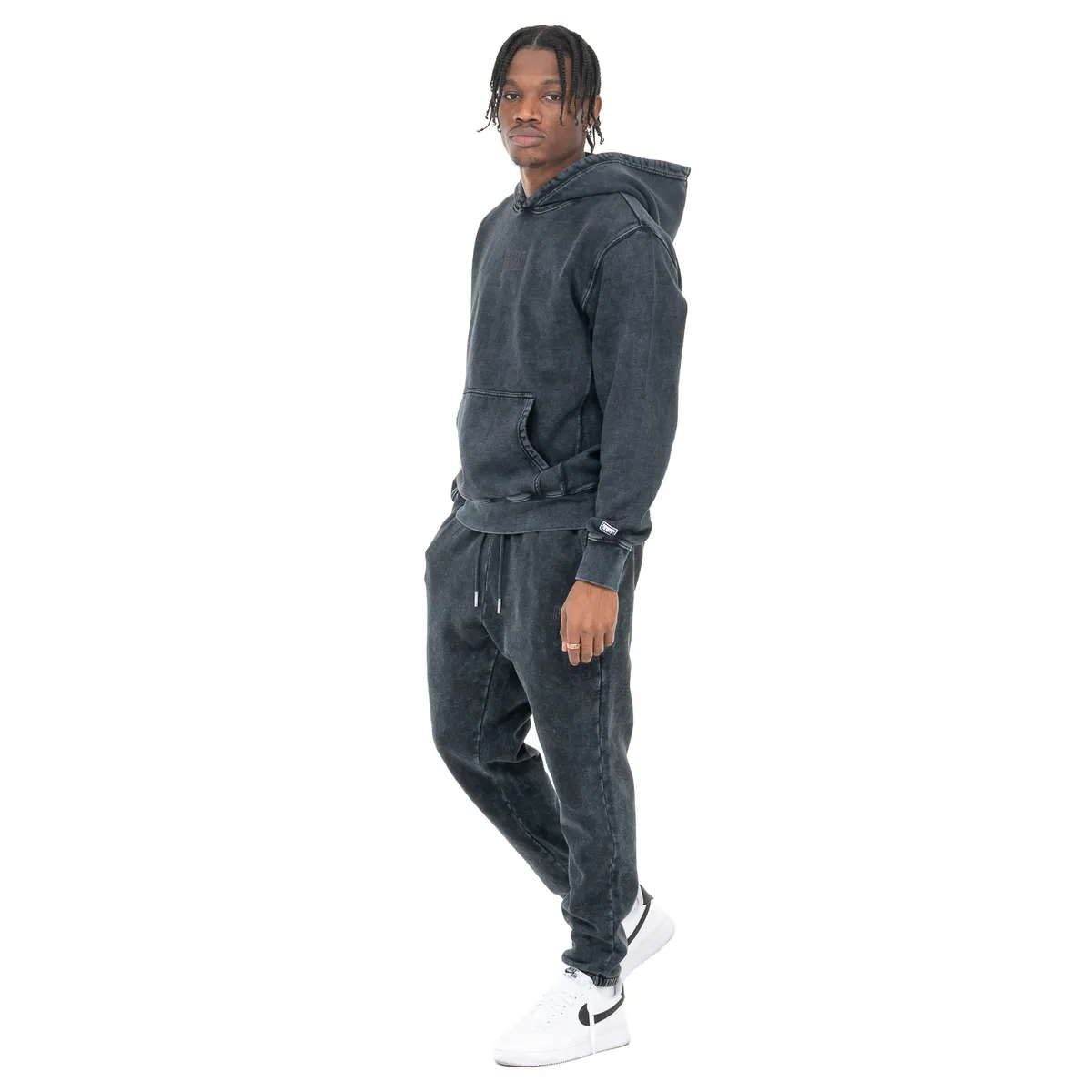 [21PC0401] Mineral Wash Tapered Sweat Pant 4
