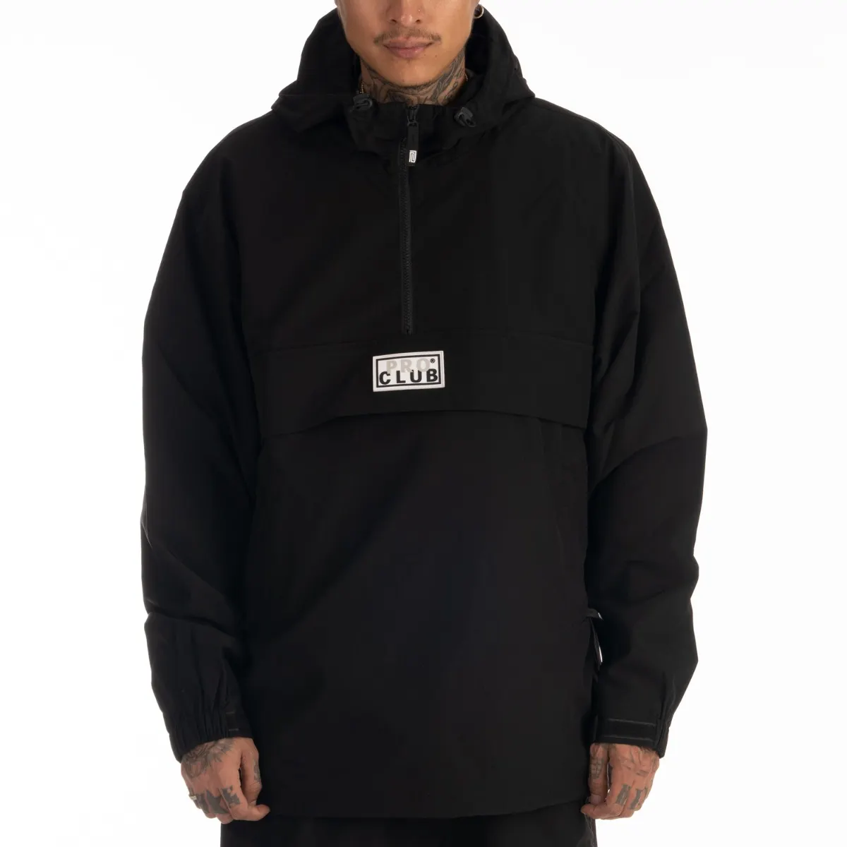 [03pc0302] Pro Club Men's Nylon Anorak Pullover Jacket 8