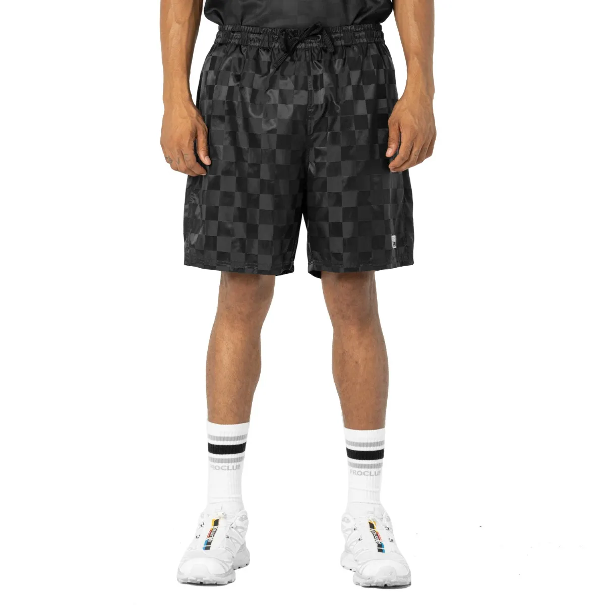 [44PC0501] Satin Checker Short 5