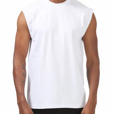 Hw Sleeveless Muscle - White