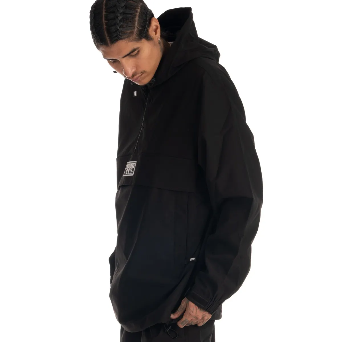[03pc0302] Pro Club Men's Nylon Anorak Pullover Jacket 6