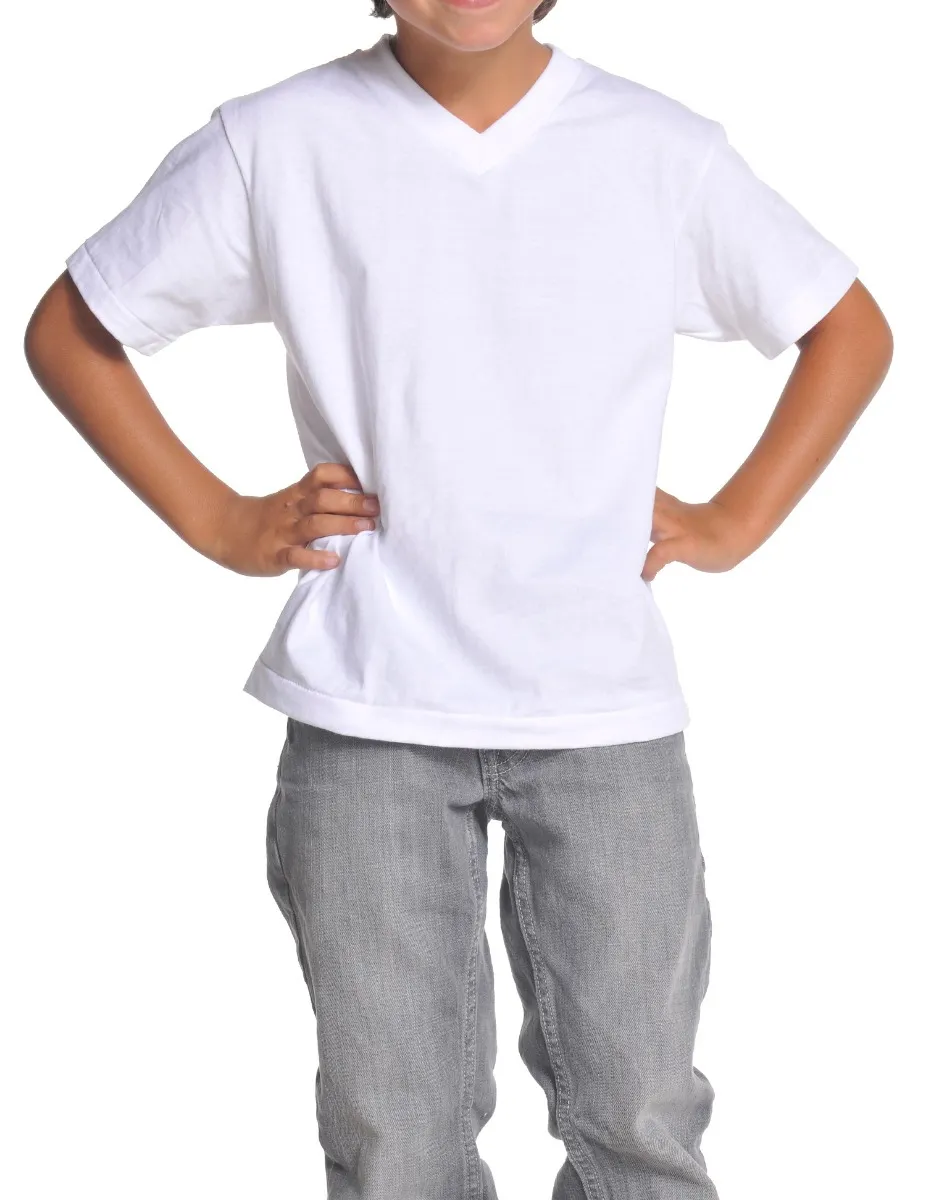 [205] Youth Short Sleeve V-neck 3