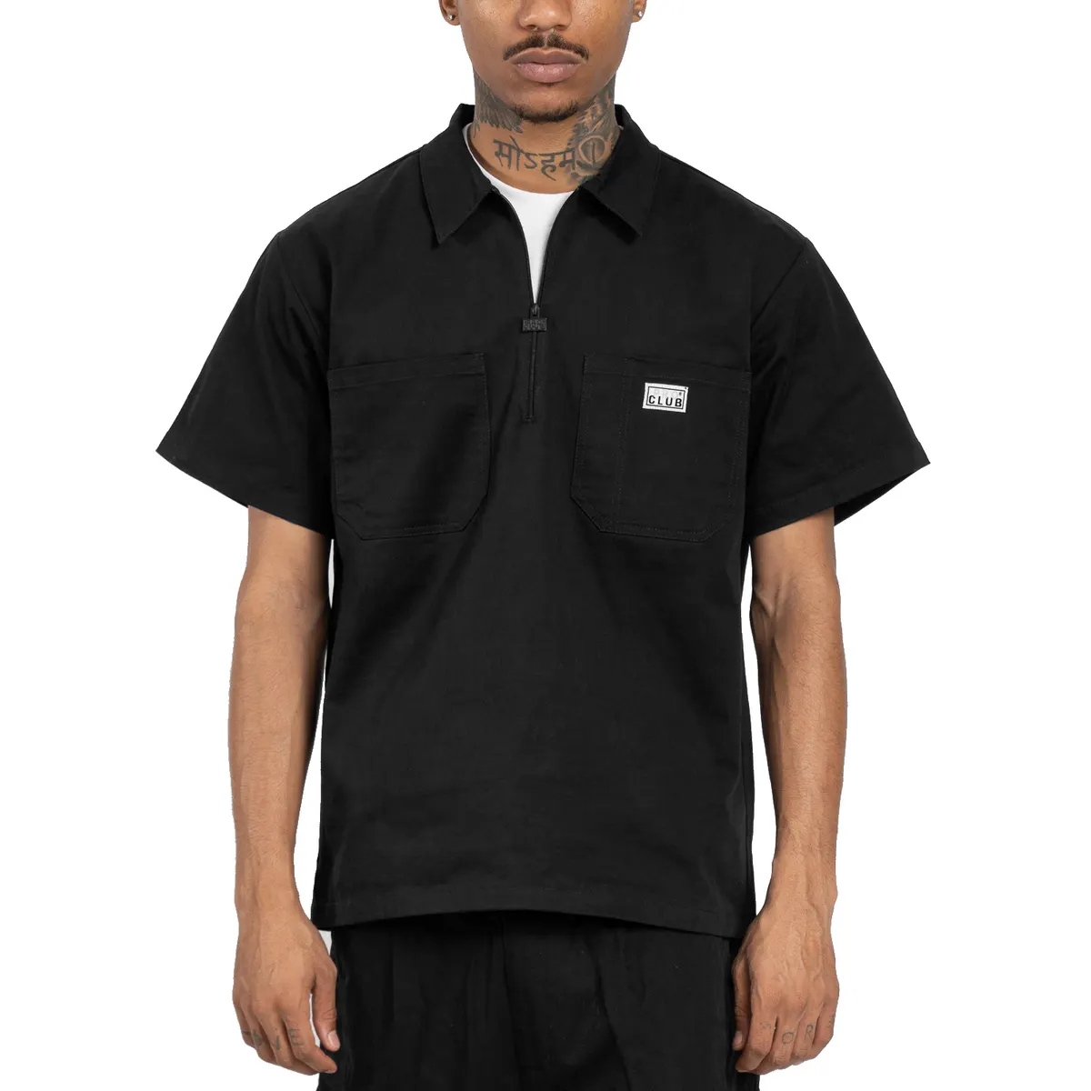 [31PC0201] Quarter Zip Work Shirt 8