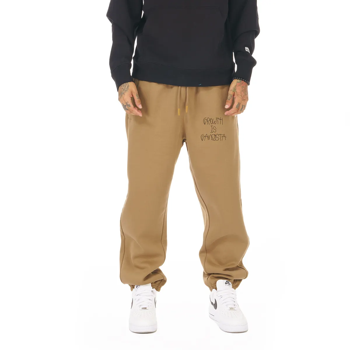 [90MDYH07] Yelohill Growth Is Gangsta Heavyweight Basic Sweatpant 3