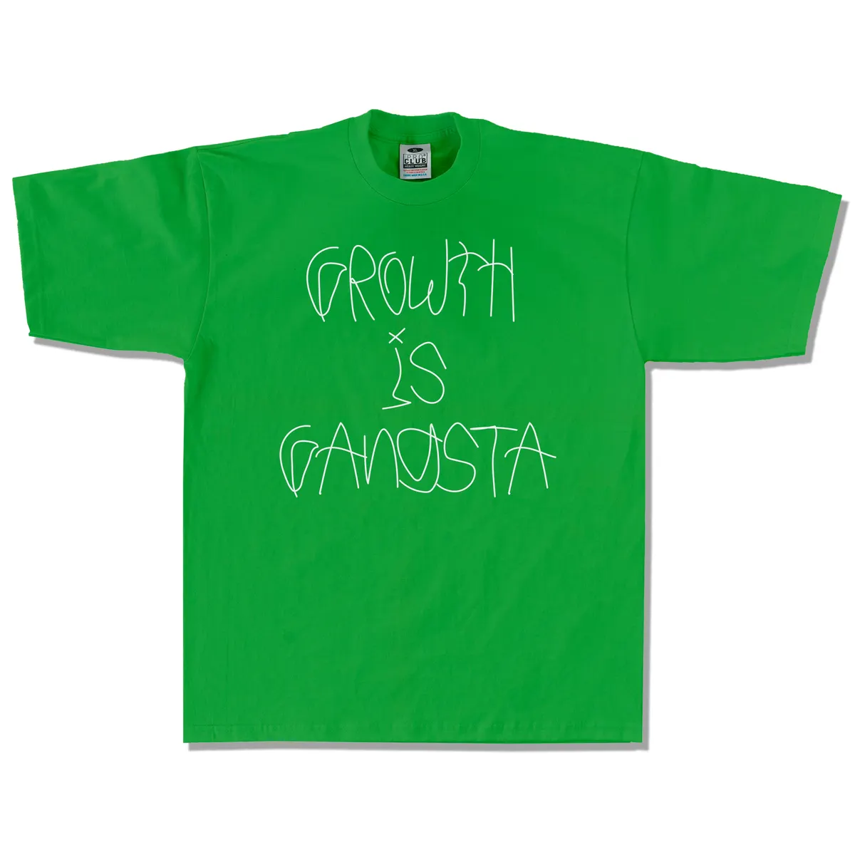 [90MDYH03] Yelohill Growth Is Gangsta Graffiti Logo Heavyweight Tee 4