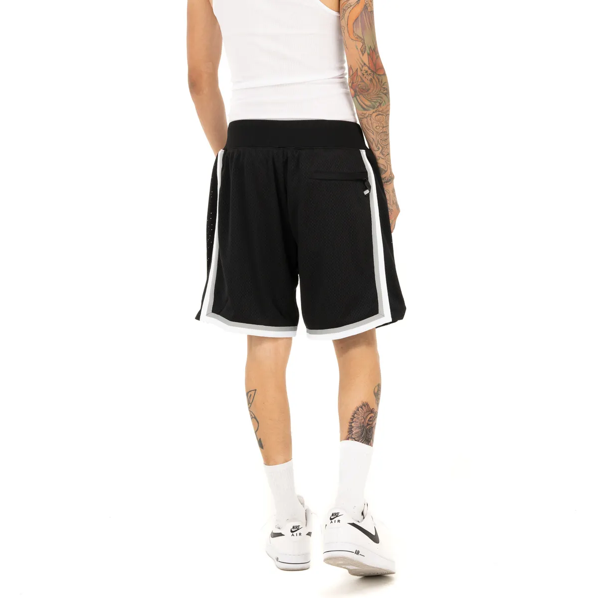 [03PC0504B] Retro (above Knee) 7.5in Basketball Shorts 8