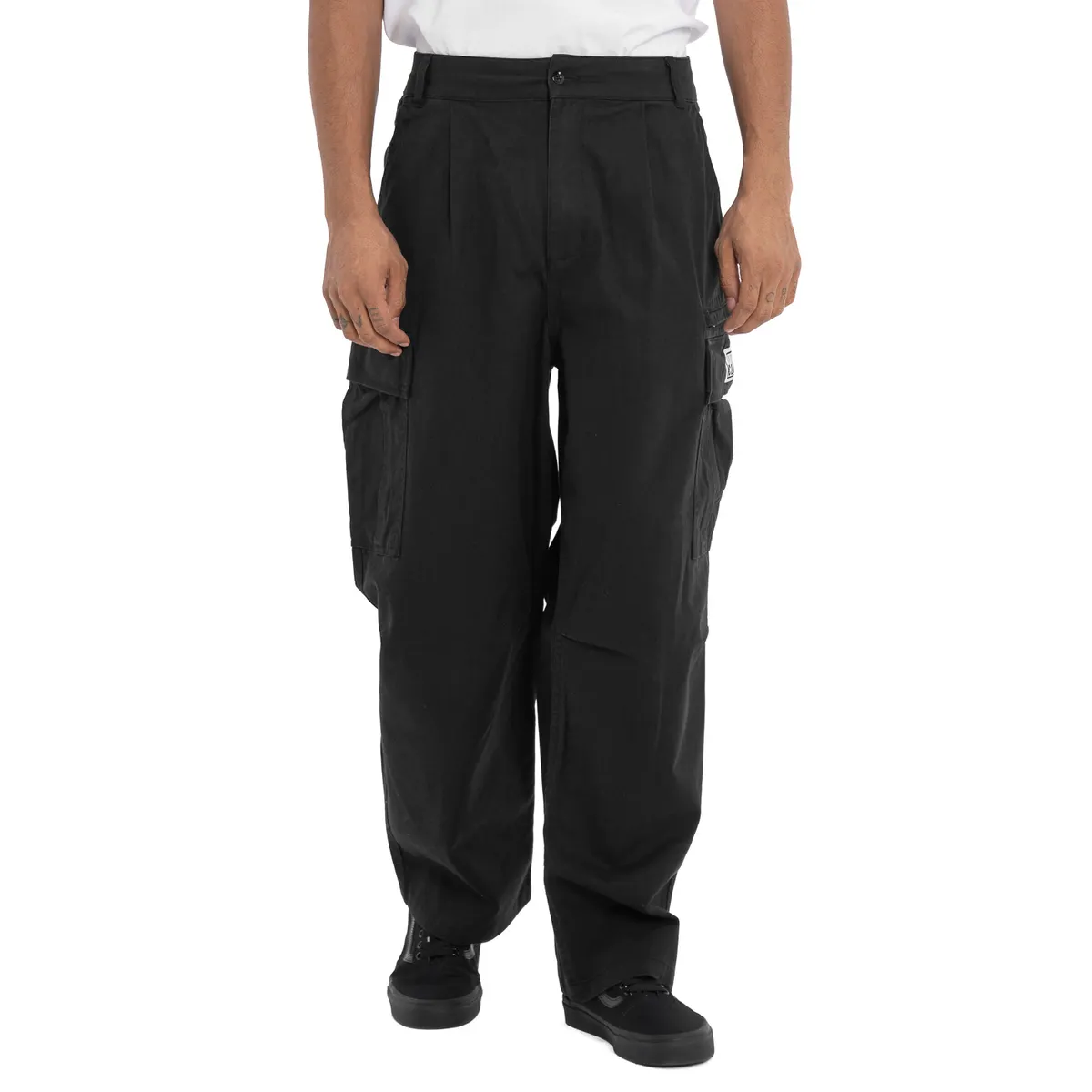 [34PC0503] Heavyweight Twill Pleated Cargo Pant 3