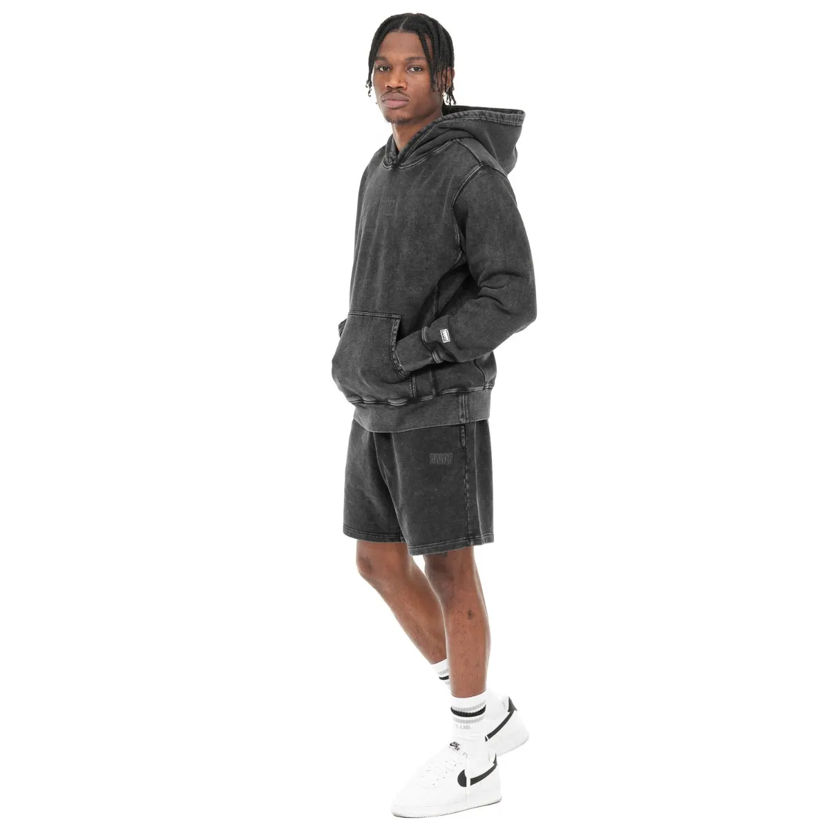 [21PC0402] Mineral Wash Sweat Short 3