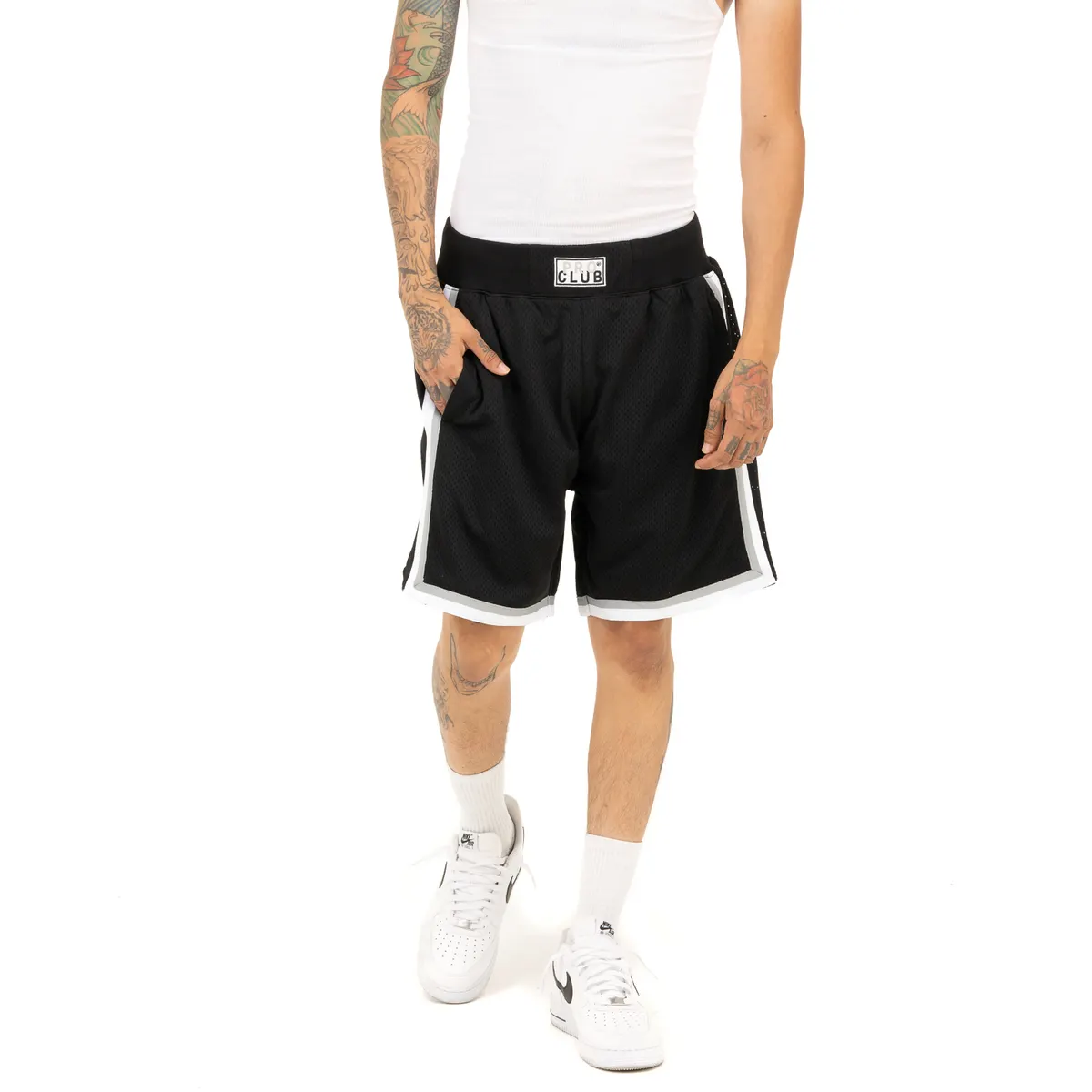[03PC0504B] Retro (above Knee) 7.5in Basketball Shorts 1