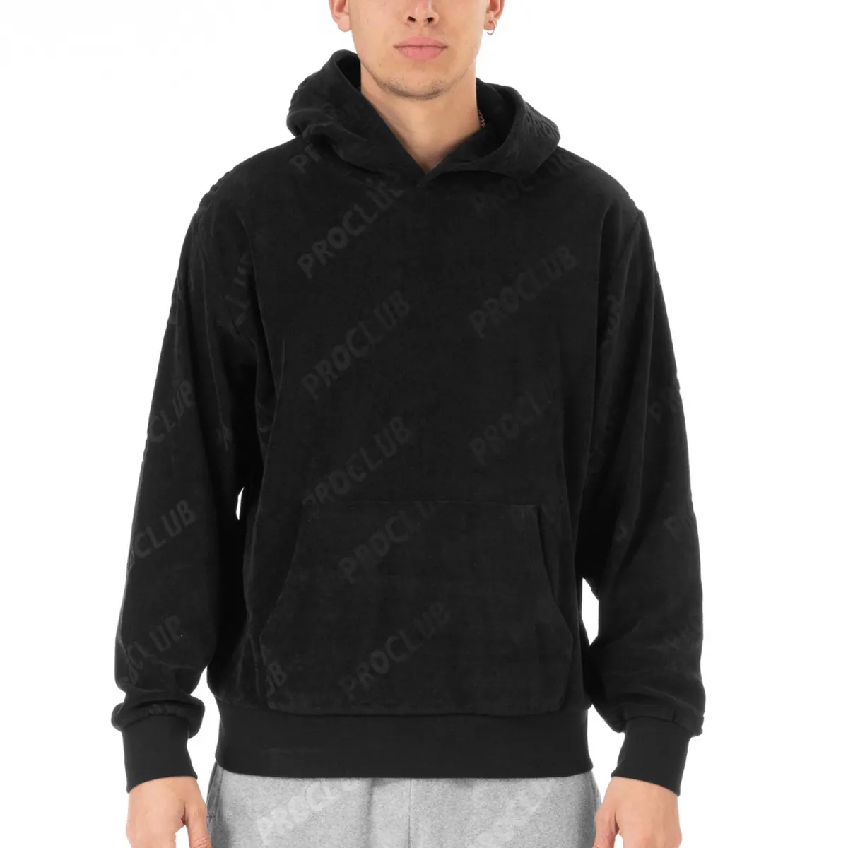 [11PC0104A] [11pc0104a] Pro Club Men's Comfort Terry Cloth Hoodie 5