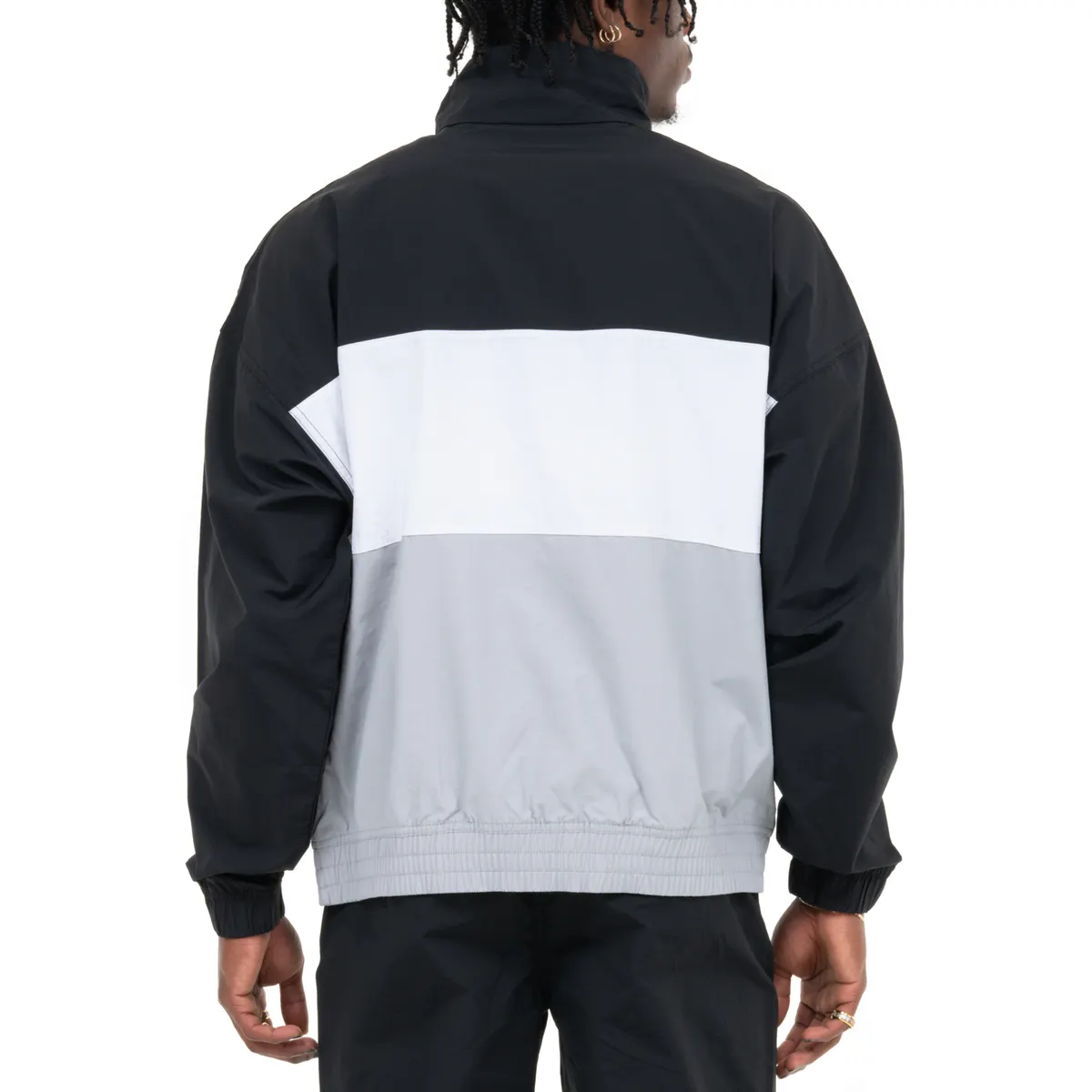 [22PC0302] Quarter Zip Tri-color Track Jacket 8