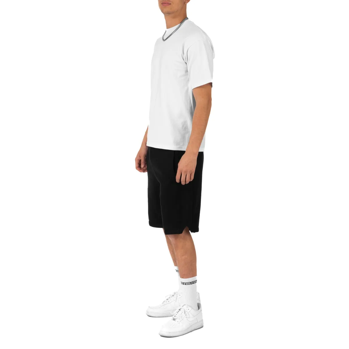 [12PC0403] [12pc0403] Pro Club Men's Fleece Retro Basketball Short 5