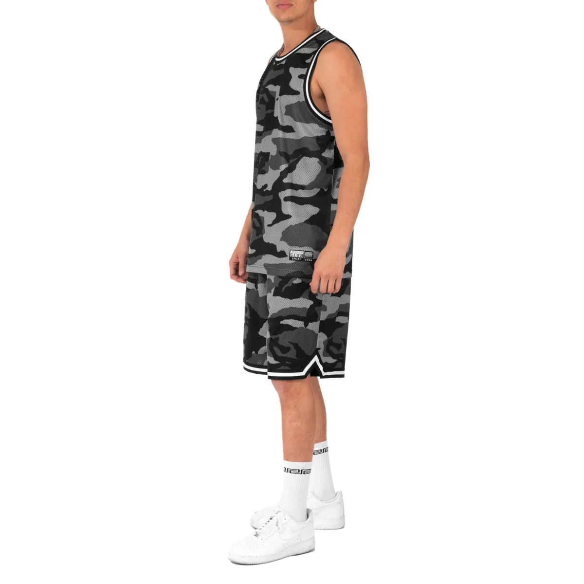 [11pc0506] Pro Club Men's Classic Zipper Pocket Camo Basketball Short 2
