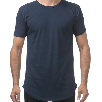 Curved Hem (s/s) - Navy