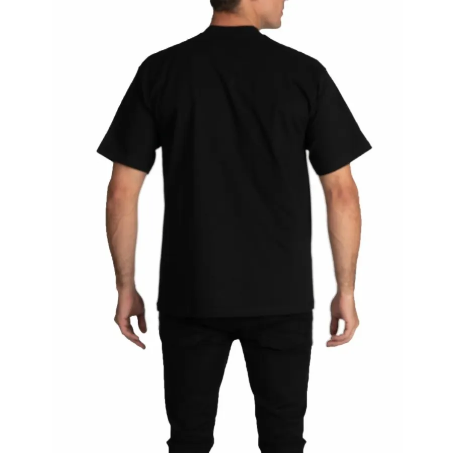 Pro Club Heavyweight Short Sleeve Embroidered Box Logo Tee 1