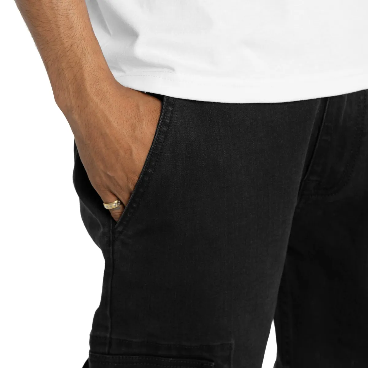 [32PC0605] Denim Cargo Pant - Relaxed 1