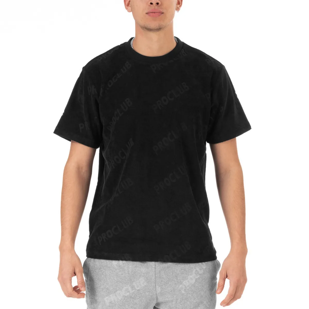 [11PC0702A] [11pc0702a] Pro Club Men's Comfort Terry Cloth Tee 7