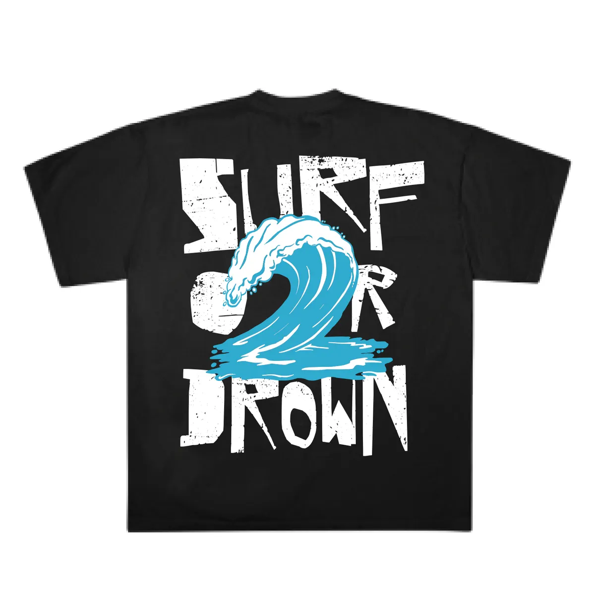 [90MDHB02] Hitboy "surf Or Drown 2" Heavywide Tee 5