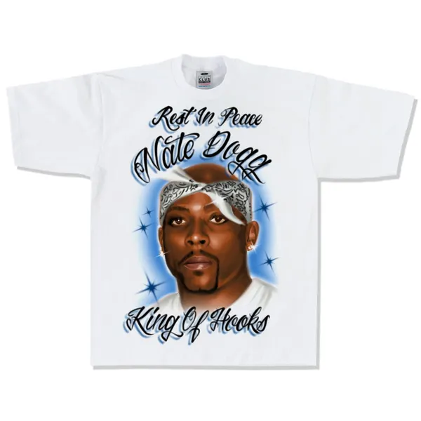 Pro Club X Nate Dogg Collab Heavyweight Tee - White