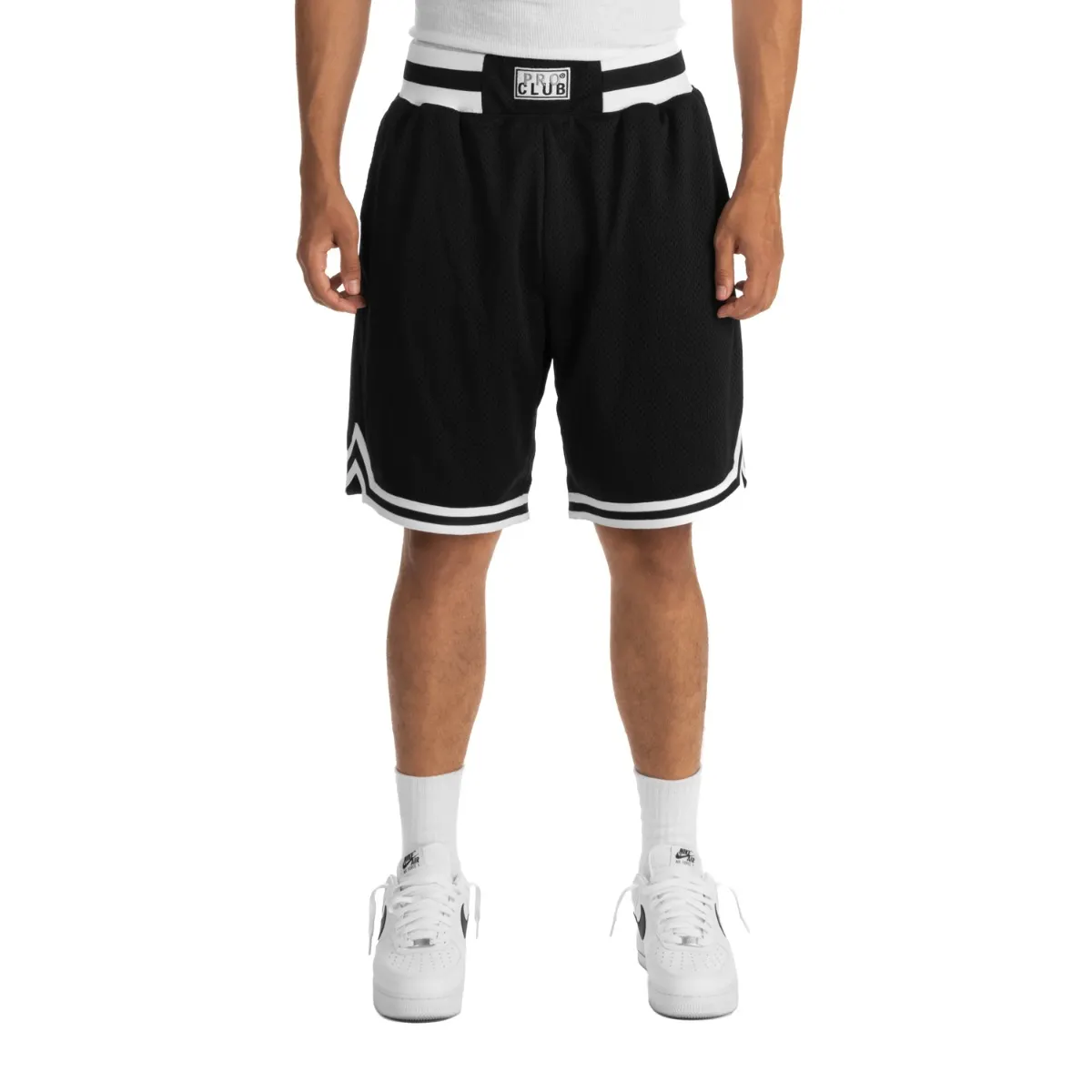 [03pc0505] Pro Club Men's Classic 9.5in Inseam Basketball Shorts 3